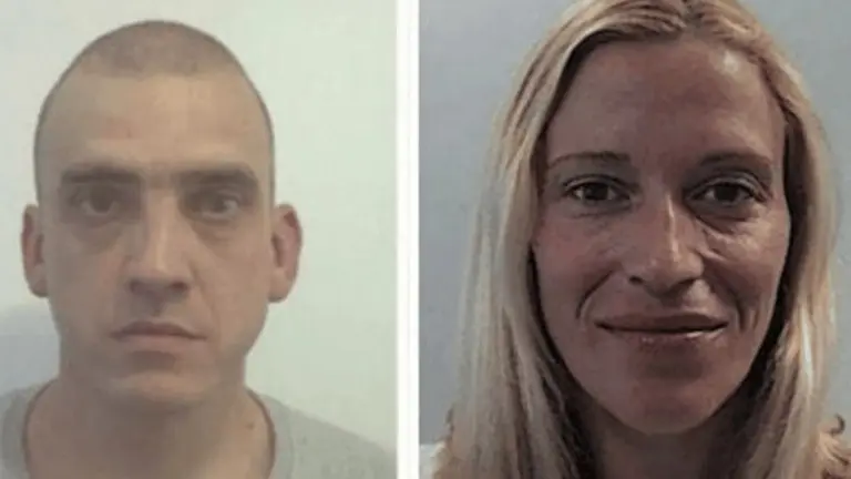 Imagen de los dos atracadores lusos. Foto Policía Nacional