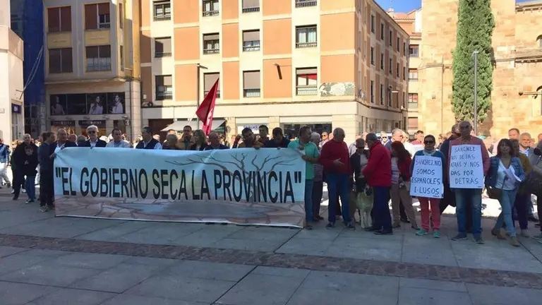 protesta Municipios Ribereños contra el desembalse de la cuenca de Ricobayo y Almendra (14)