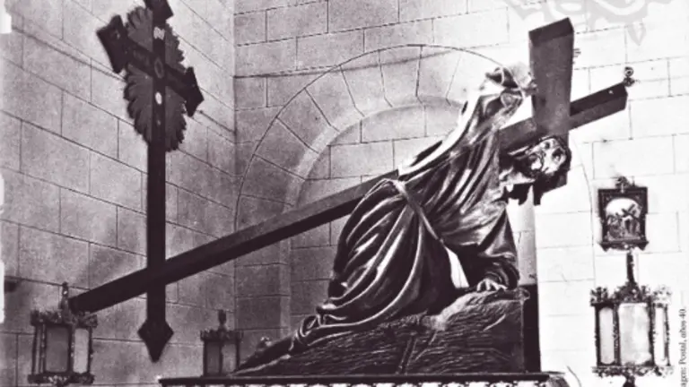 Cristo titular de la Hermandad de Jesús en su Tercera Caída. Fotografía: Hermandad de Jesús en su Tercera Caída