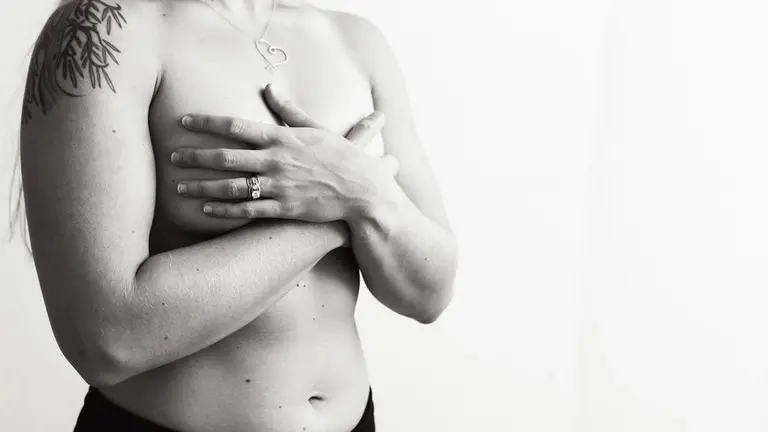 Foto de archivo cáncer de mama