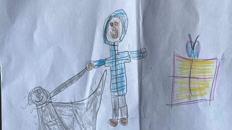 El dibujo especial de esta pequeña zamorana (1)