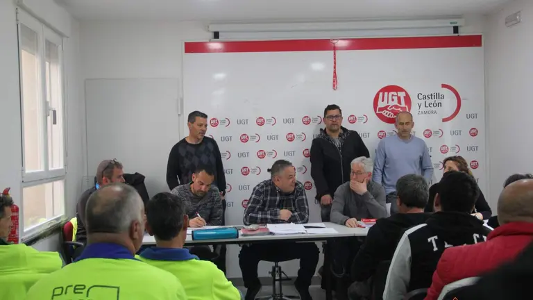 Asamblea de trabajadores del servicio de limpieza de PreZero