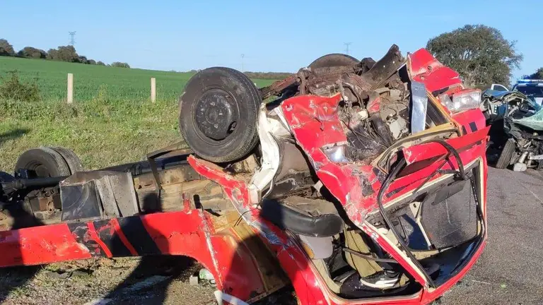 Accidente mortal en Moreruela de Tábara al paso por la N-631. Fotografía; CEDIDA