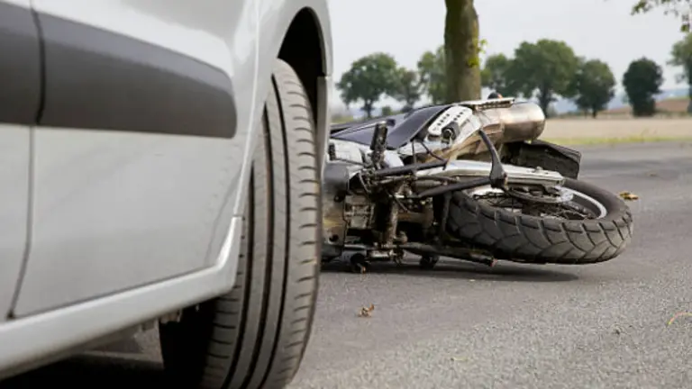 Fotografía de archivo accidente moto
