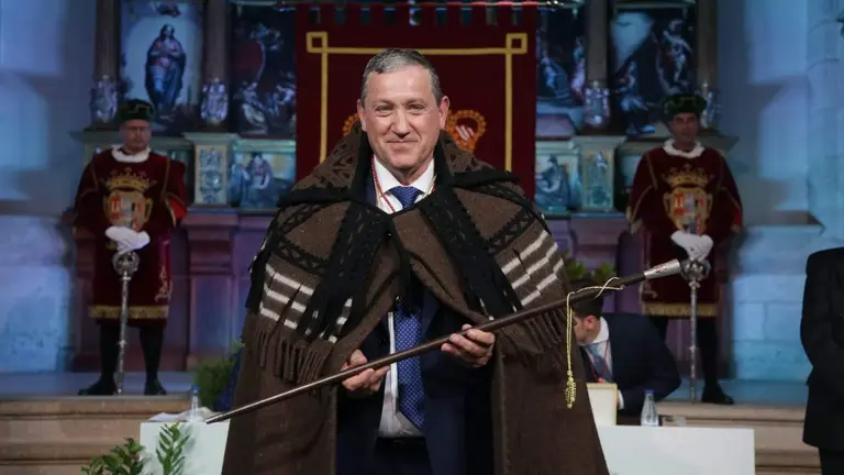 Javier Faúndez durante la investidura como nuevo presidente de la Diputación de Zamora. Fotografía: José Luis Leal