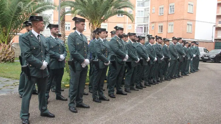 54 agentes de la Guardia Civil que toman posesión de su plaza en la Comandancia de Zamora 