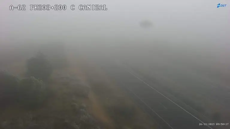 A-62 a su paso por Cañizal. Fotografía: Cámara DGT