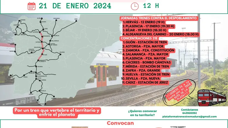Concentraciones Ruta de la Plata