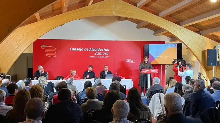 Reunión del Consejo de Alcaldes del PSOE de Castilla y León