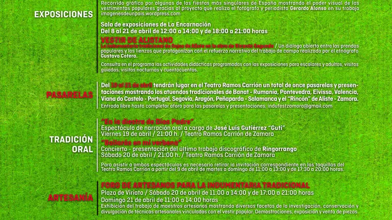 IV Festival internacional de indumentraria tradicional