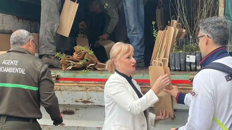 Día del árbol. Delegación