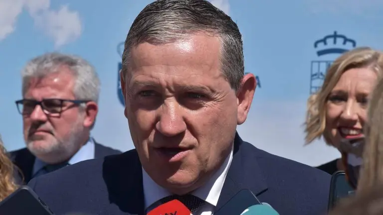 Javier Faúndez durante los actos del Día de la Provincia. imagen de archivo