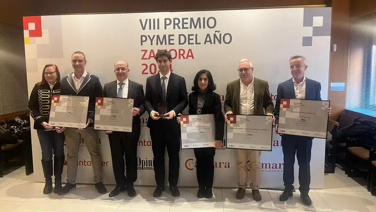 Ganadores de los Premio Pyme del Año Zamora 2024