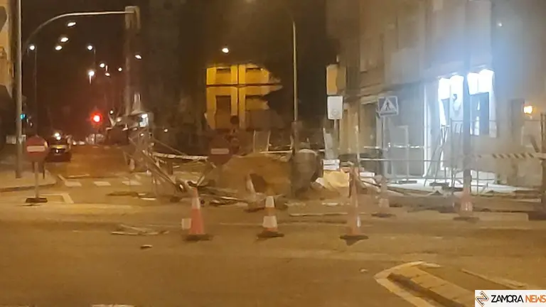 Herminia causa estragos en la ciudad de Zamora