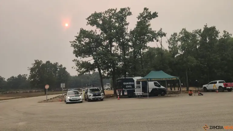 Efectivos de emergencia Sanabria