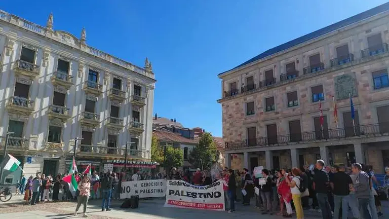 concentración por Palestina en Zamora  _8
