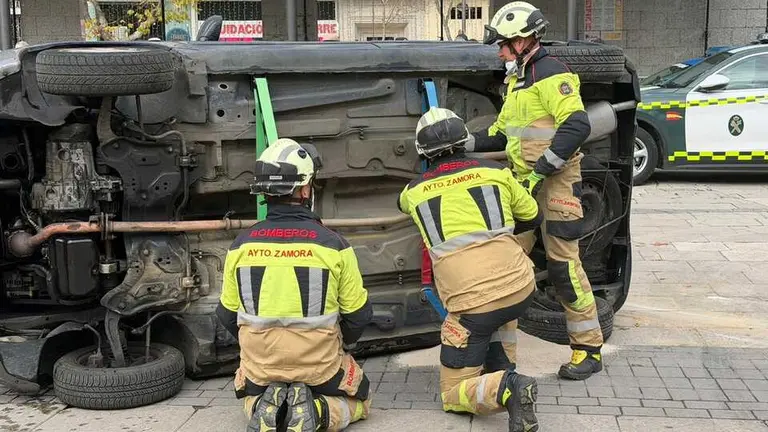 Simulacro accidente Zamora _18