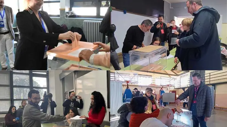 Candidatos por Zamora votan en las elecciones del 15M