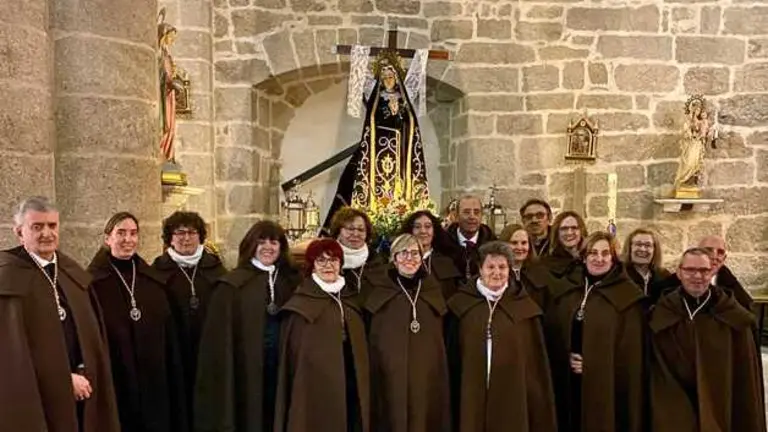 Procesi&oacute;n de la Dolorosa de Bermillo. Foto cedida