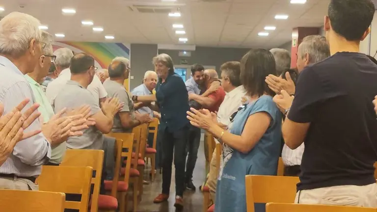 Carlos Mart&iacute;nez a su llegada al Consejo de Alcaldes y Alcadesas del PSOE
