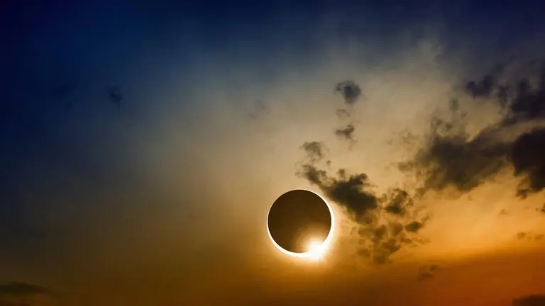 Imagen de archivo de un eclipse