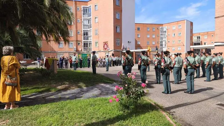 Guardia Civil de Zamora acto en honor a los ca&iacute;dos por atentados terroristas