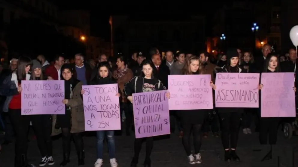 Manifestaci&oacute;n en Zamora contra la violencia de genero, Foto de Archivo