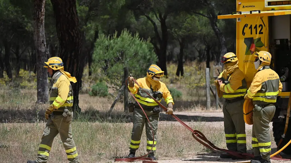 Simulacro de intervenci&oacute;n ante incendio forestal 3 Imagen Junta