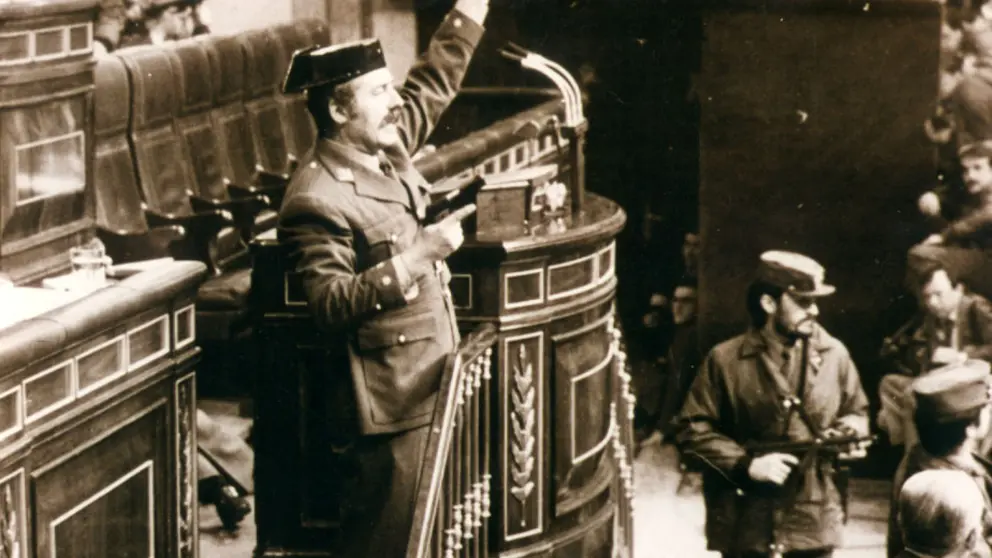 23F tejero en el congreso