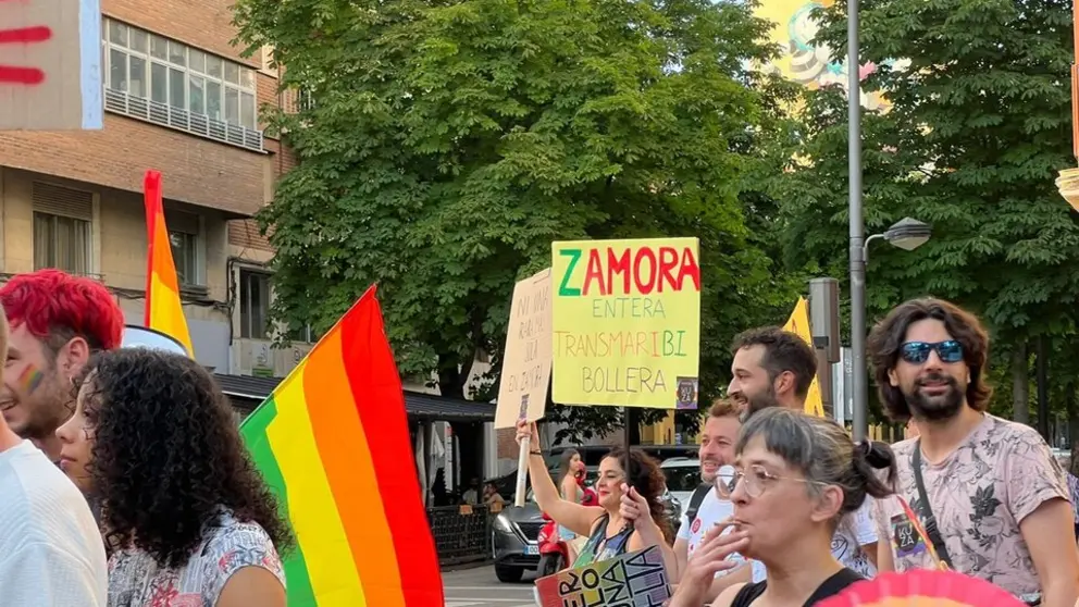 Imagen de archivo de la manifestaci&oacute;n del  Orgullo LGTBIQ+ Zamora