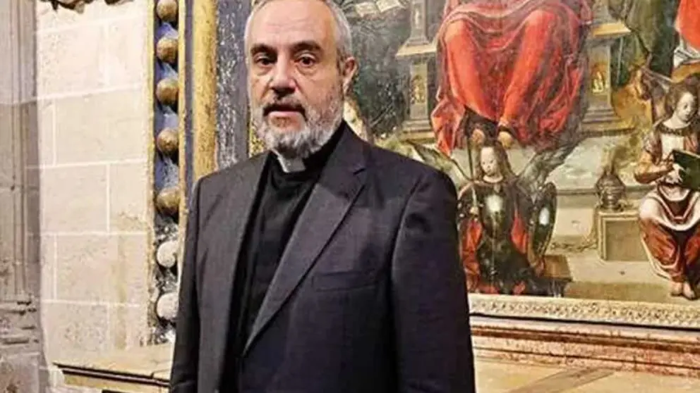 Jos&eacute; &Aacute;ngel Rivera de las Heras. capellan Via Crucis