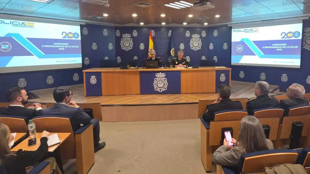 Presentaci&oacute;n del balance de agresiones a sanitarios