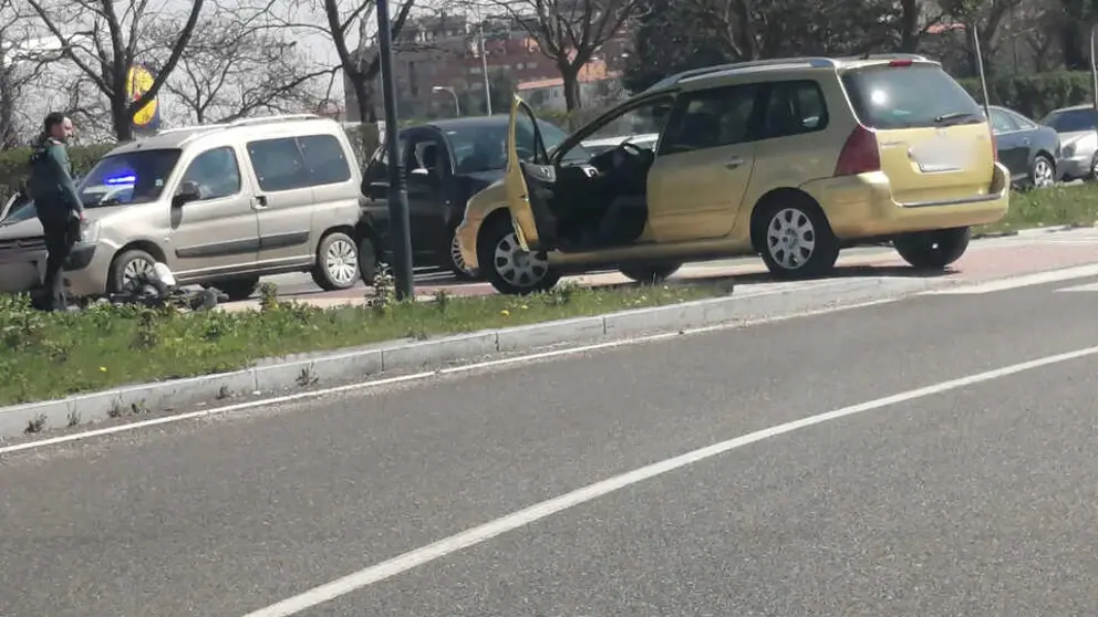 Colisi&oacute;n entre un turismo y un patinete Zamora