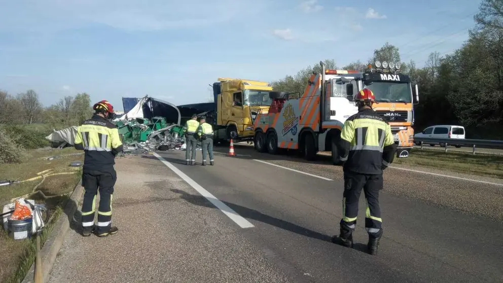 vuelvo de un cami&oacute;n