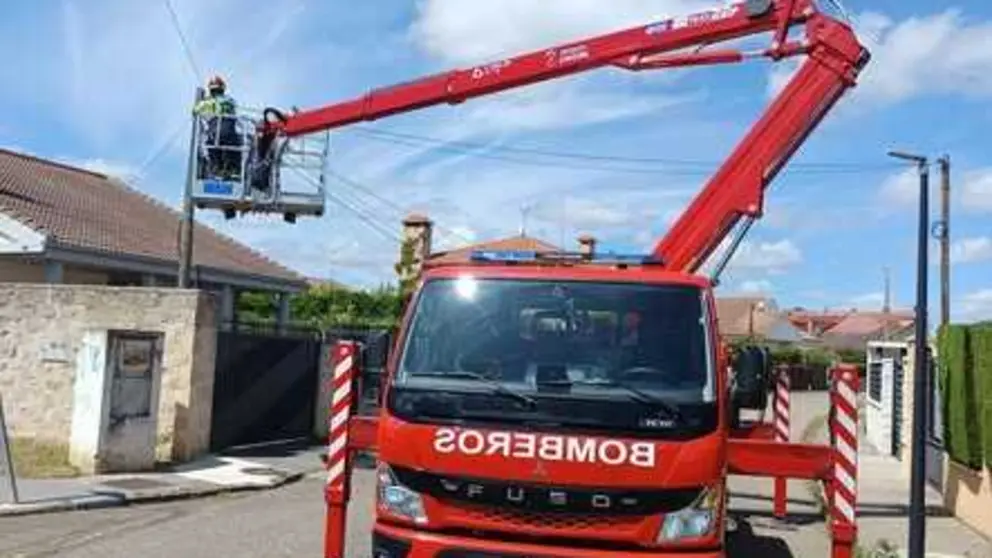 Cableado Morales del Vino bomberos