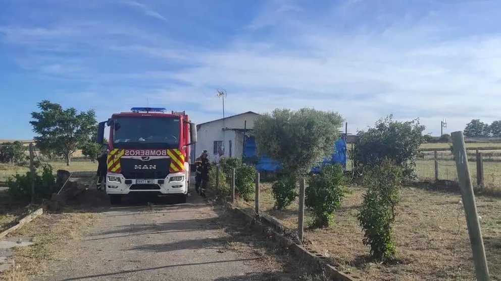 Incendio bomberos