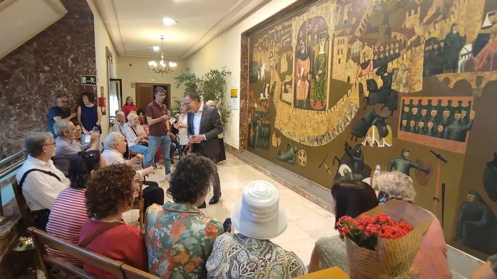 Cuadro de Antonio Pedrero en la Subdelegaci&oacute;n del Gobierno