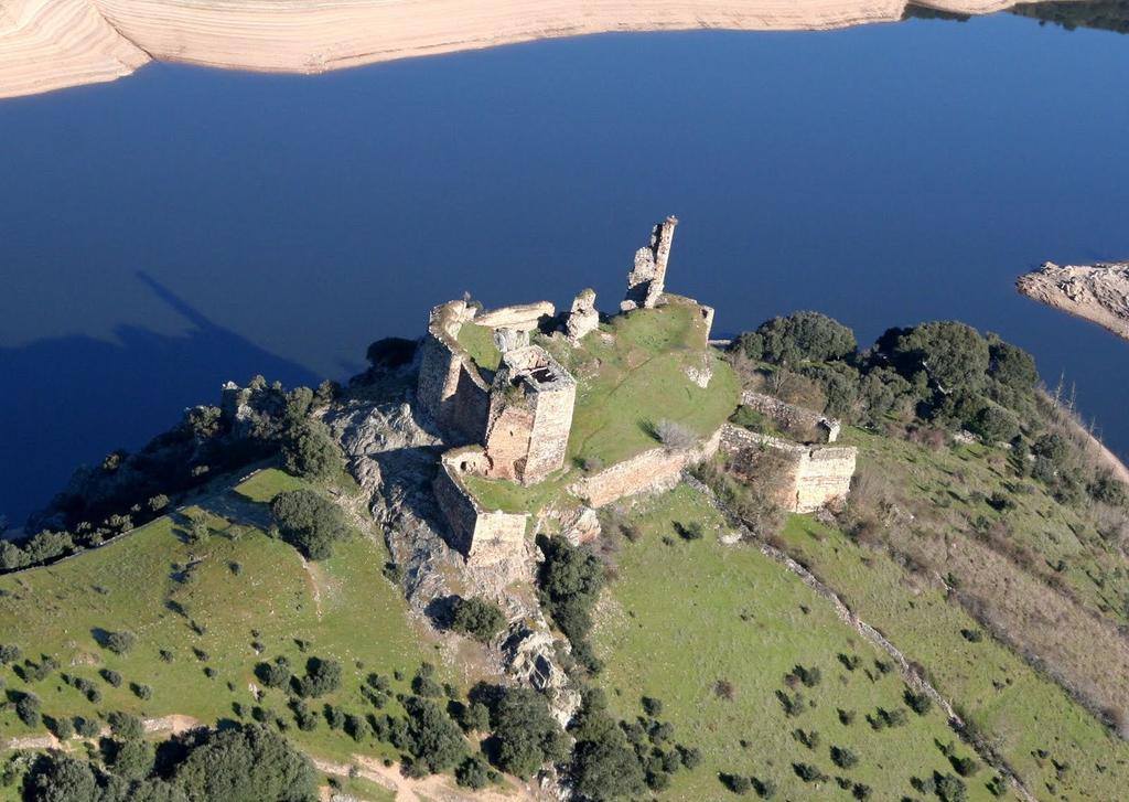 Vista aérea del Castillo de Alba.