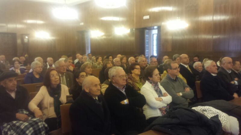 Aspecto que ofrecía el salón de plenos de la Diputación