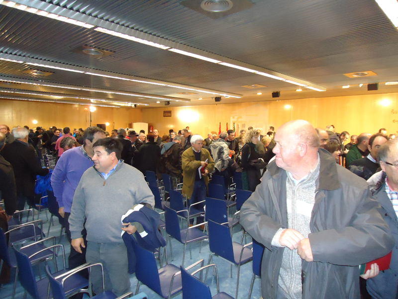 Alcaldes al término de la reunión.