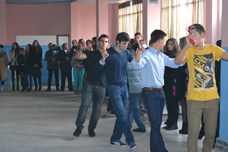 Un momento del ensayo general