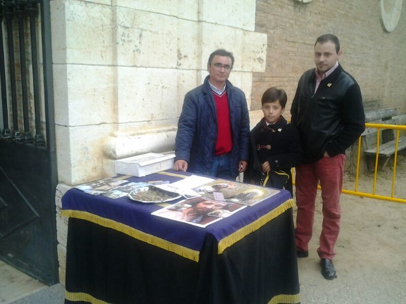 Una de las mesas de la Cofradía de Jesús Nazareno