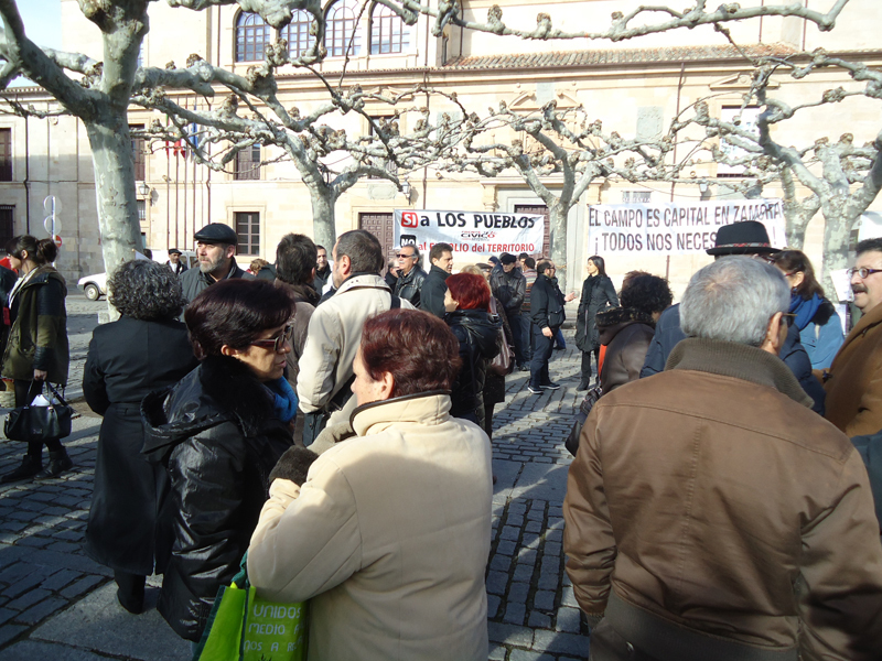 Asistentes a la concentración