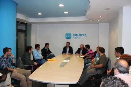 Reunión con los representantes del PP