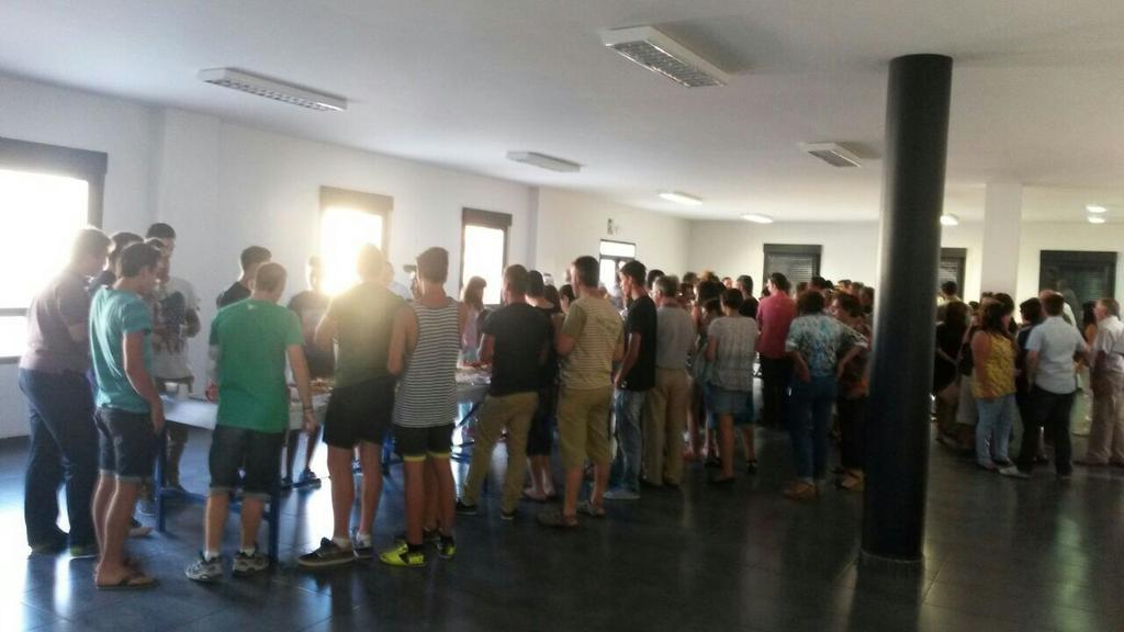 Otro momento de la inauguración.