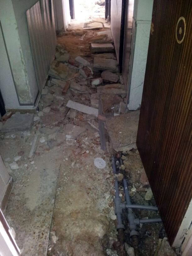 Aspecto del pabellón Tercero del cuartel de Puebla de Sanabria