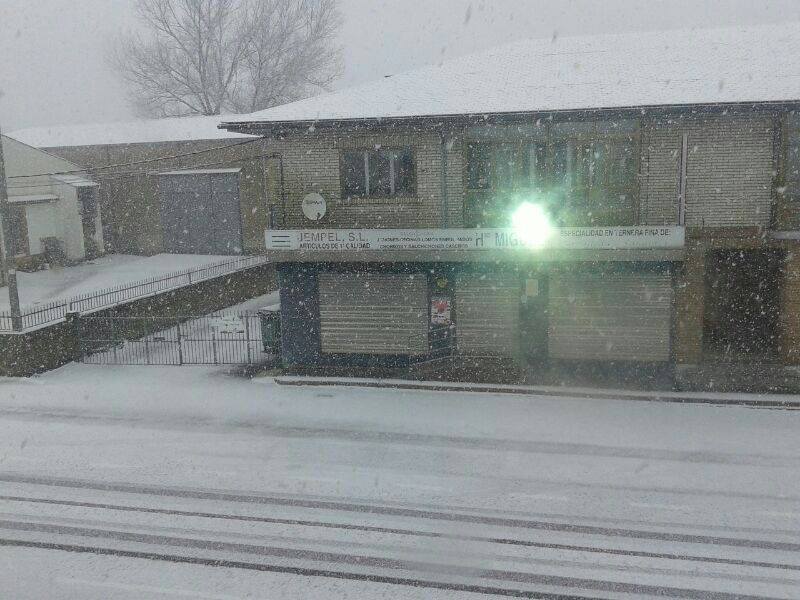 Efectos del temporal en Mombuey. (Foto:RadarZamora)