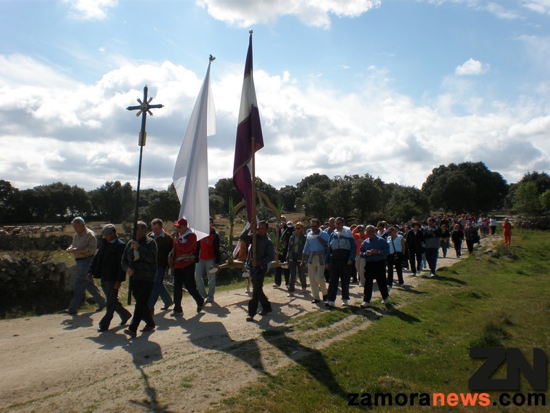 Anterior edición de la romería de la Virgen de San Vicente de Abelón.