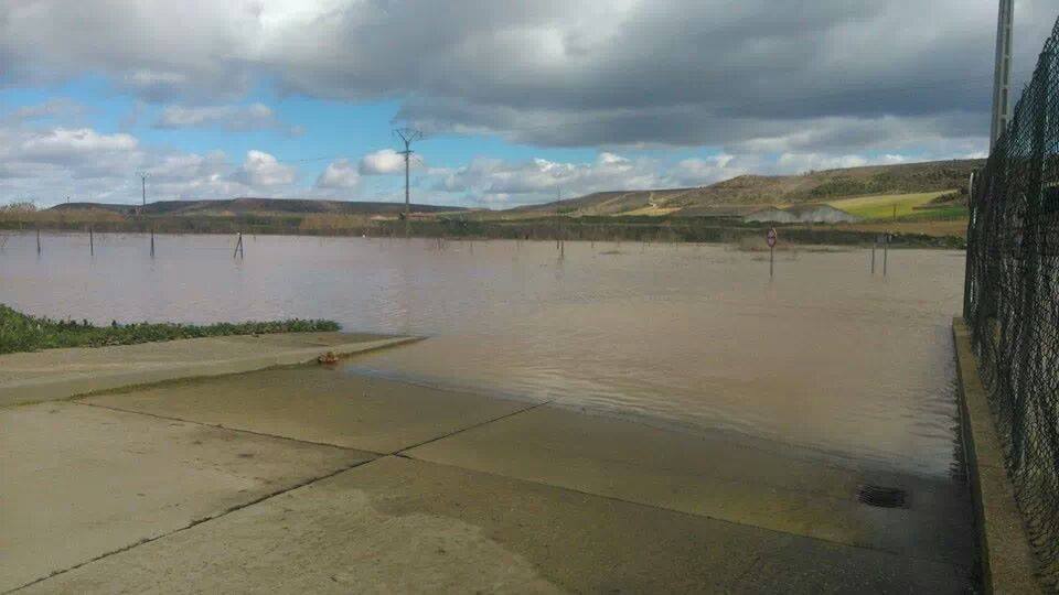 Otra de las imágenes que muestra la fuerza del temporal en Benegiles (Foto: Magdalena F.R)