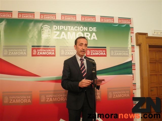 José Luis Prieto, esta mañana en la Diputación
